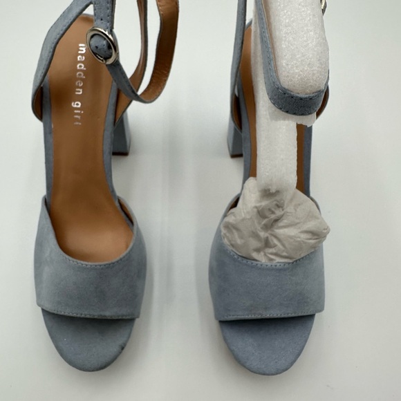 Madden Girl Summit Platform Ankle Strap Heels in Baby Blue Sz 11 - Picture 7 of 10